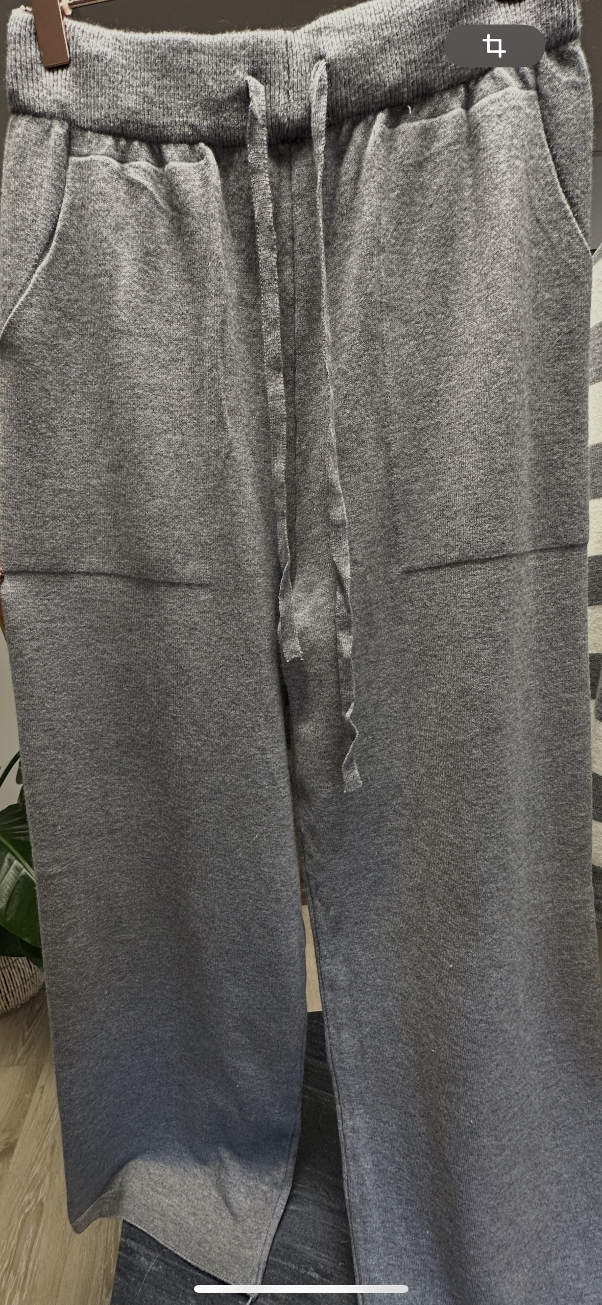 Ensemble Phil Pull et Pantalon gris et blanc TU