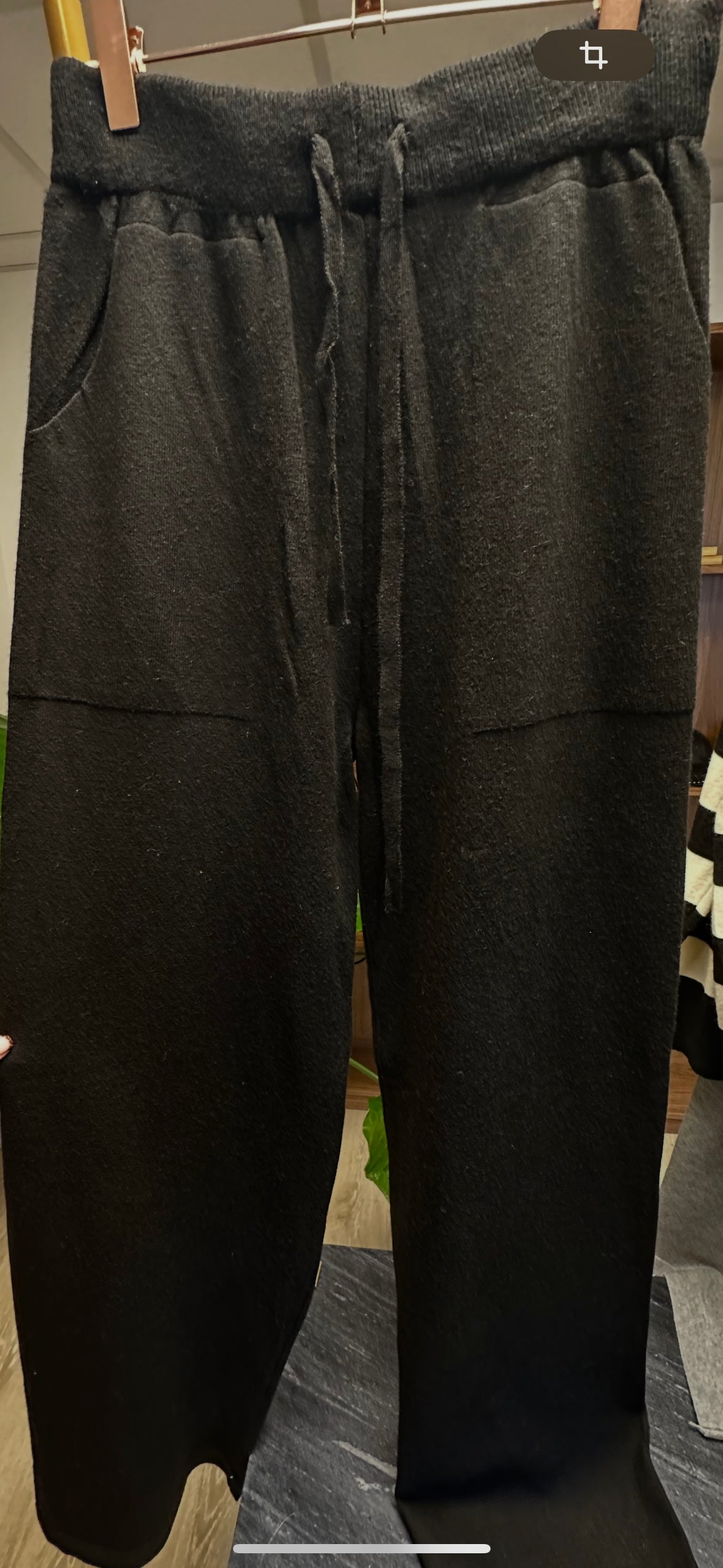 Ensemble Phil Pull et Pantalon noir et blanc TU