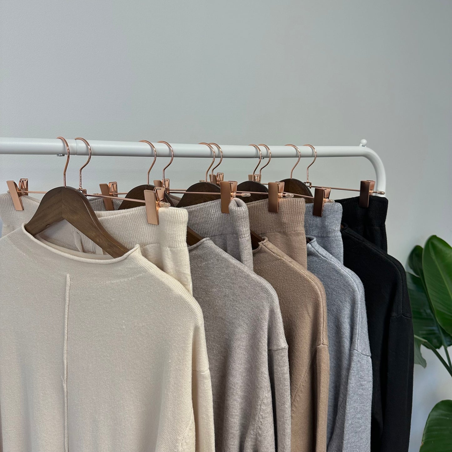 Ensemble Justine Pull et Pantalon Greige TU