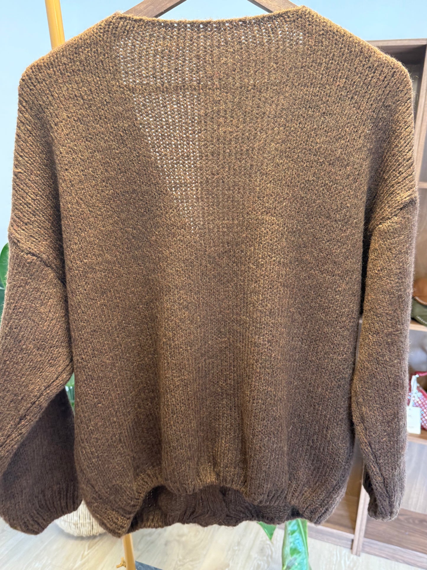 Gilet Eliott couleur chocolat TU