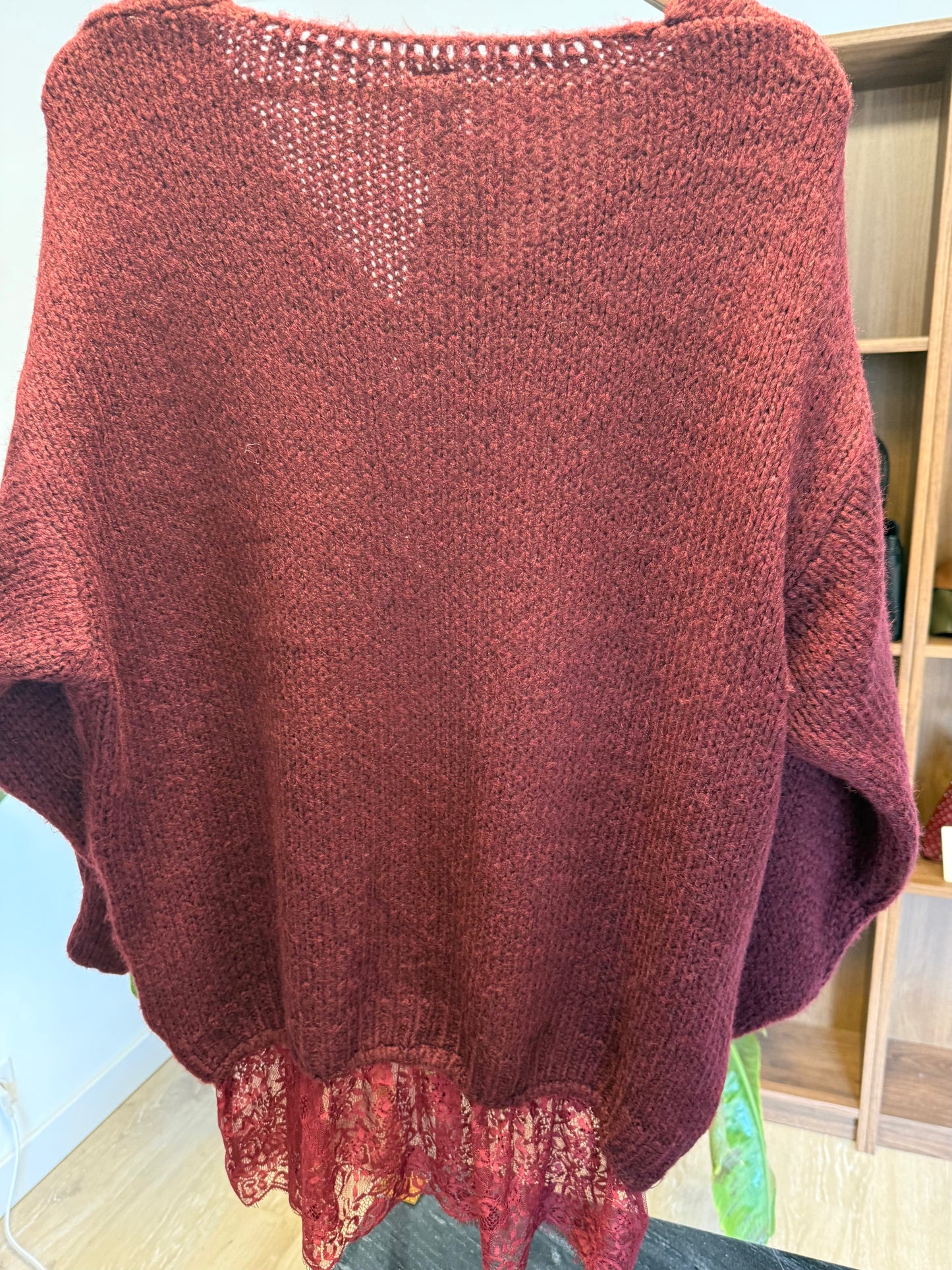 Pull Maya bordeaux TU