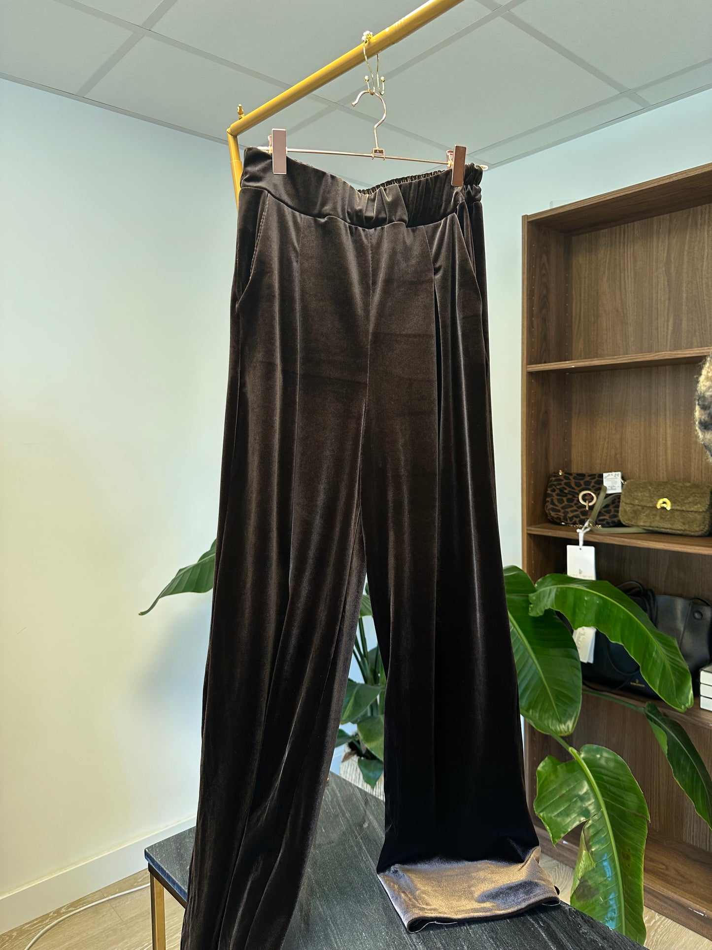 Pantalon Gaetan Bleu Marine en velours TU