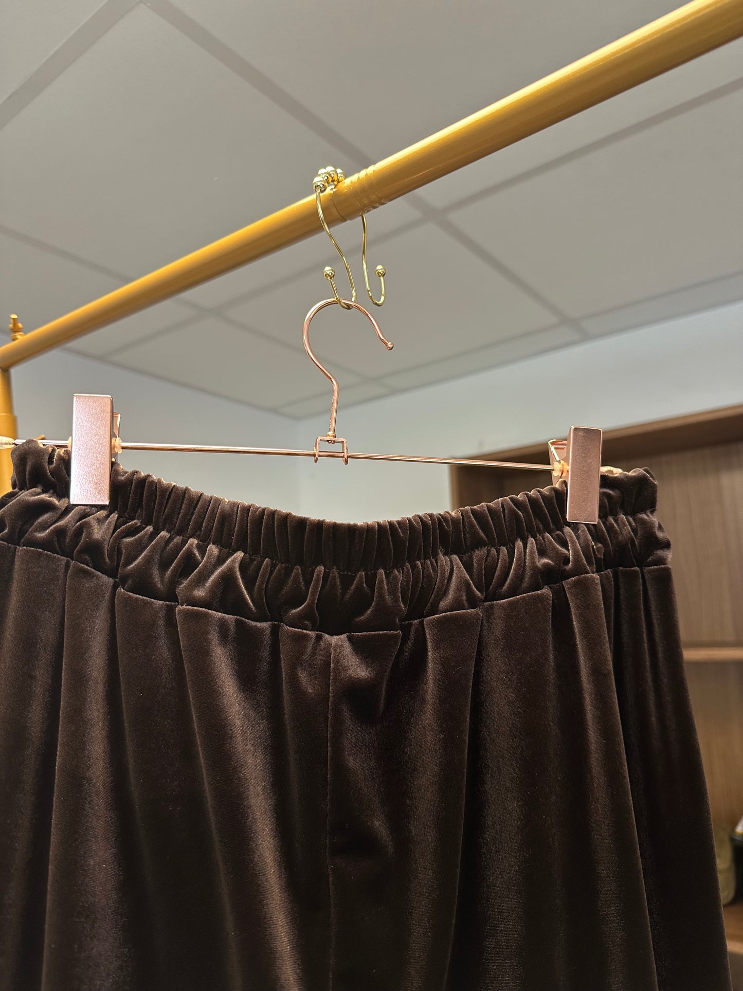 Pantalon Gaetan Bleu Marine en velours TU