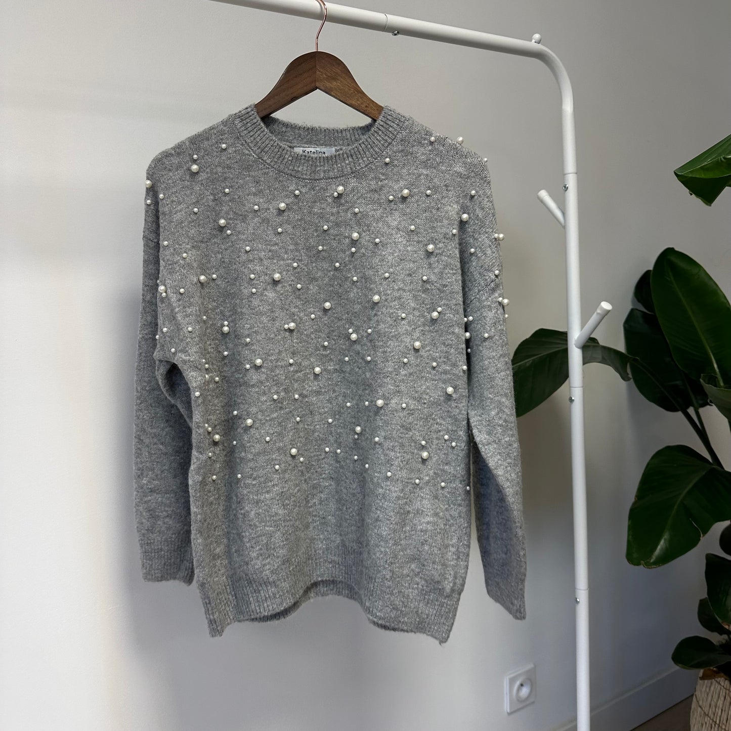 Pull Perla Gris