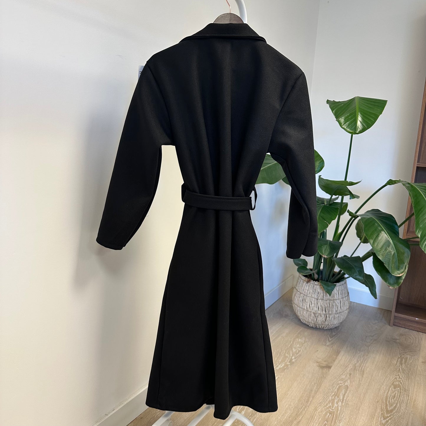 Manteau long Jules noir TU