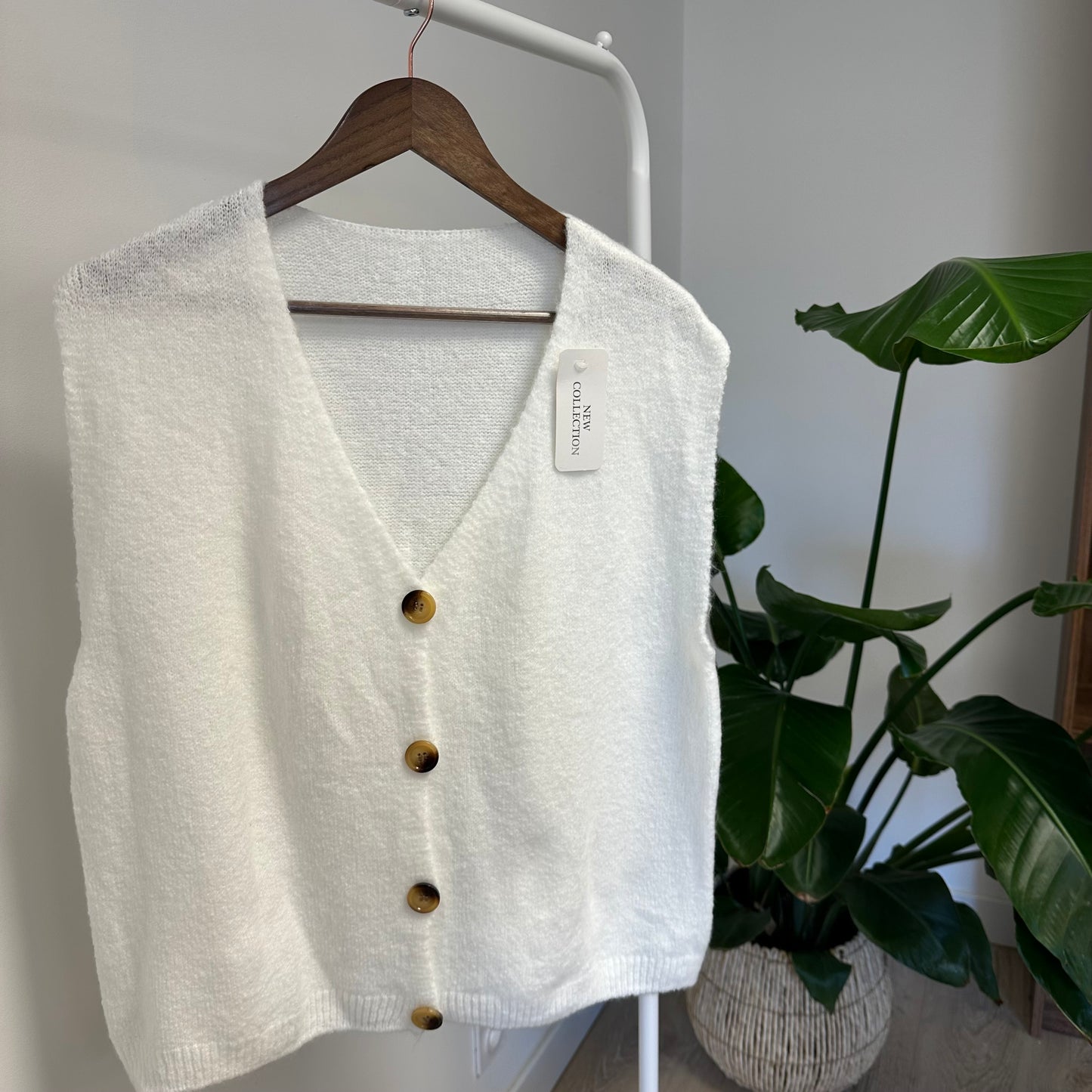 Gilet sans manche Sophie Blanc TU