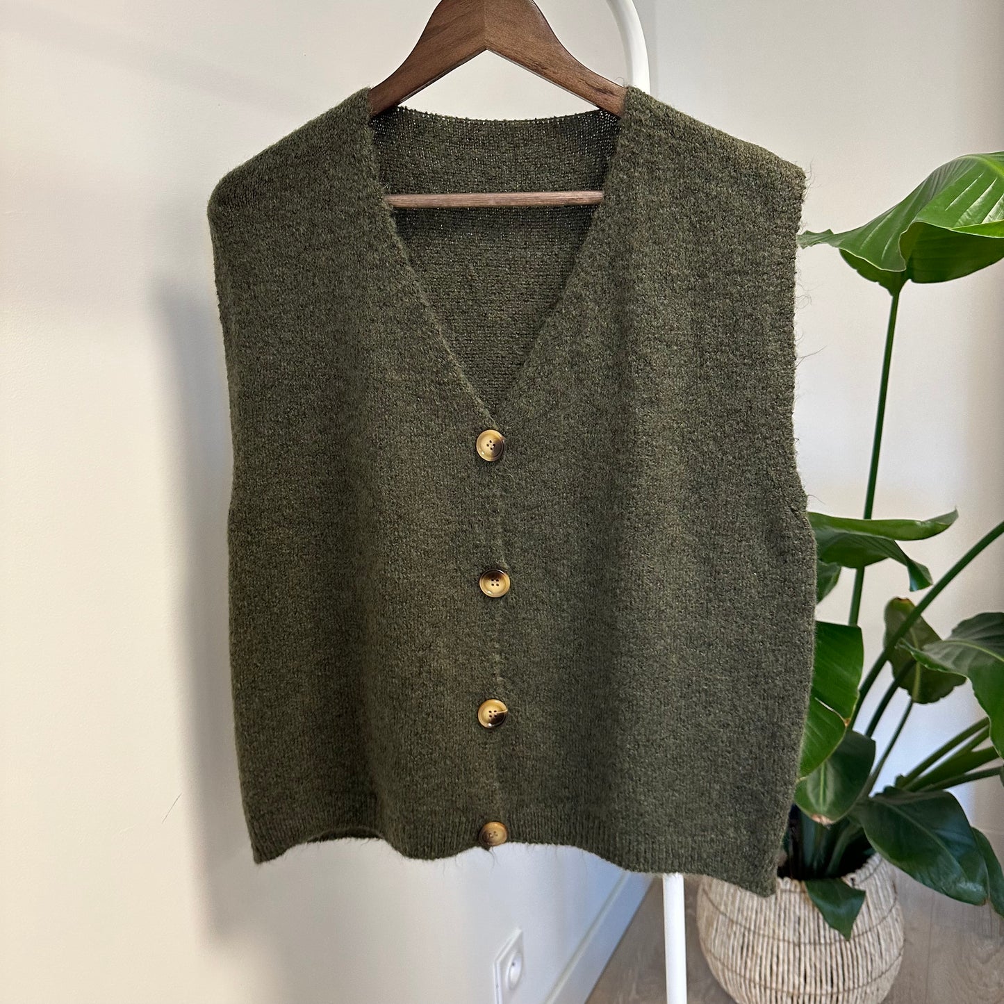 Gilet sans manche Sophie Kaki TU