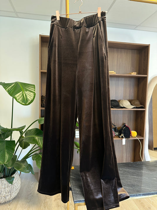 Pantalon Gaetan Bleu Marine en velours TU