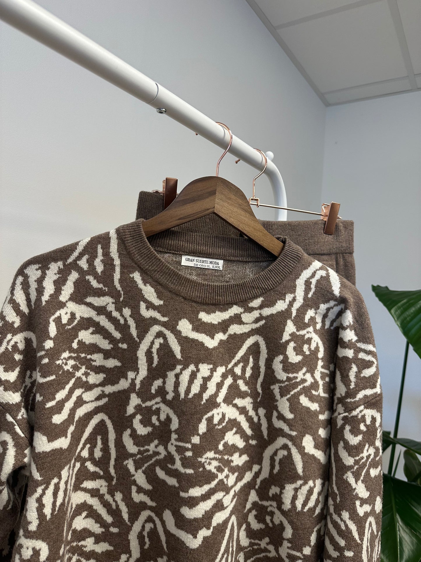 Ensemble Iris Marron TU