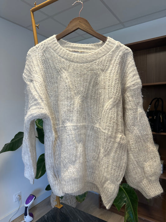 Pull Lison ecru S/M