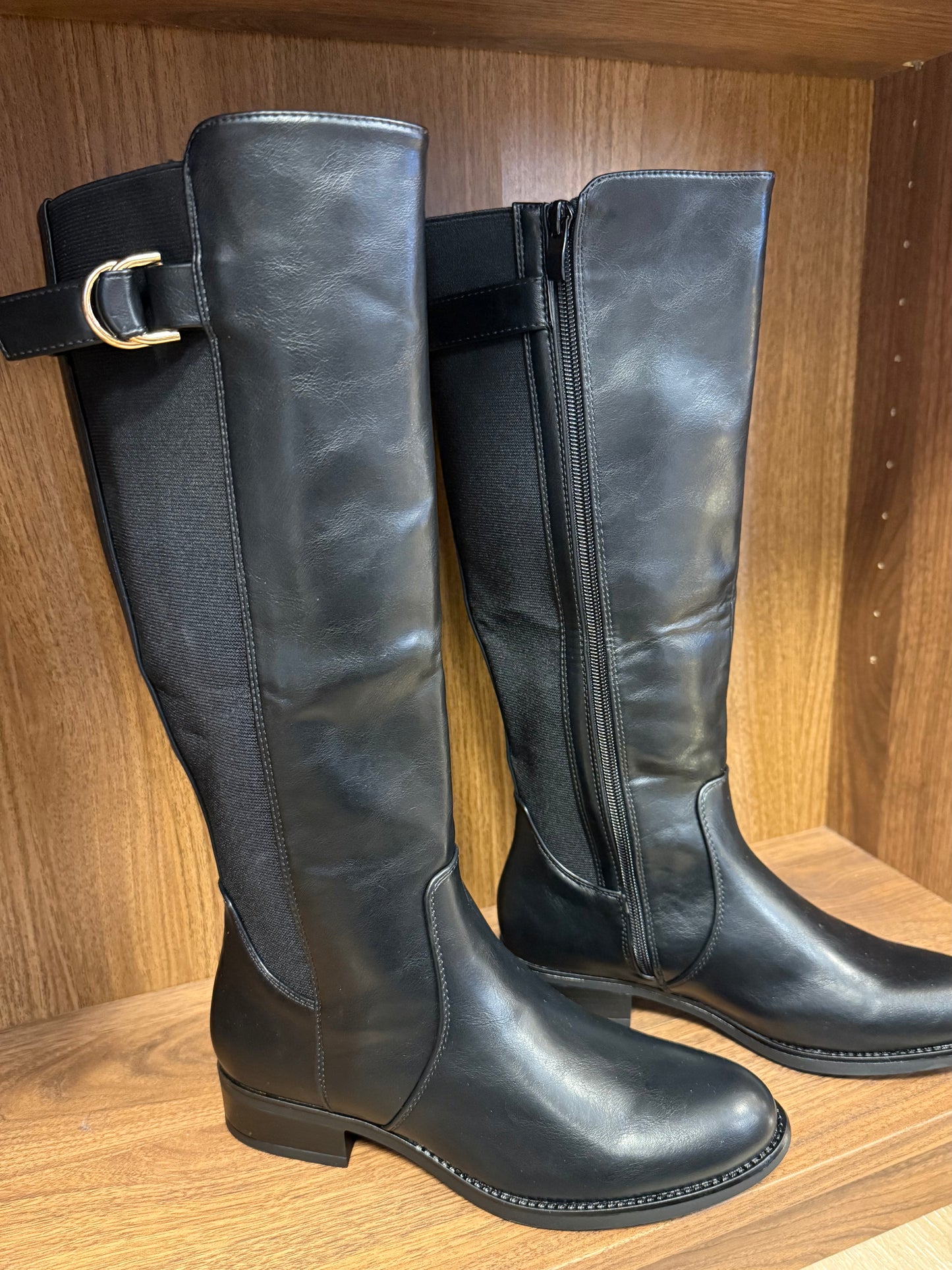 Bottes cavalières noire