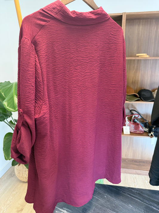 Chemise Paula Bordeaux TU