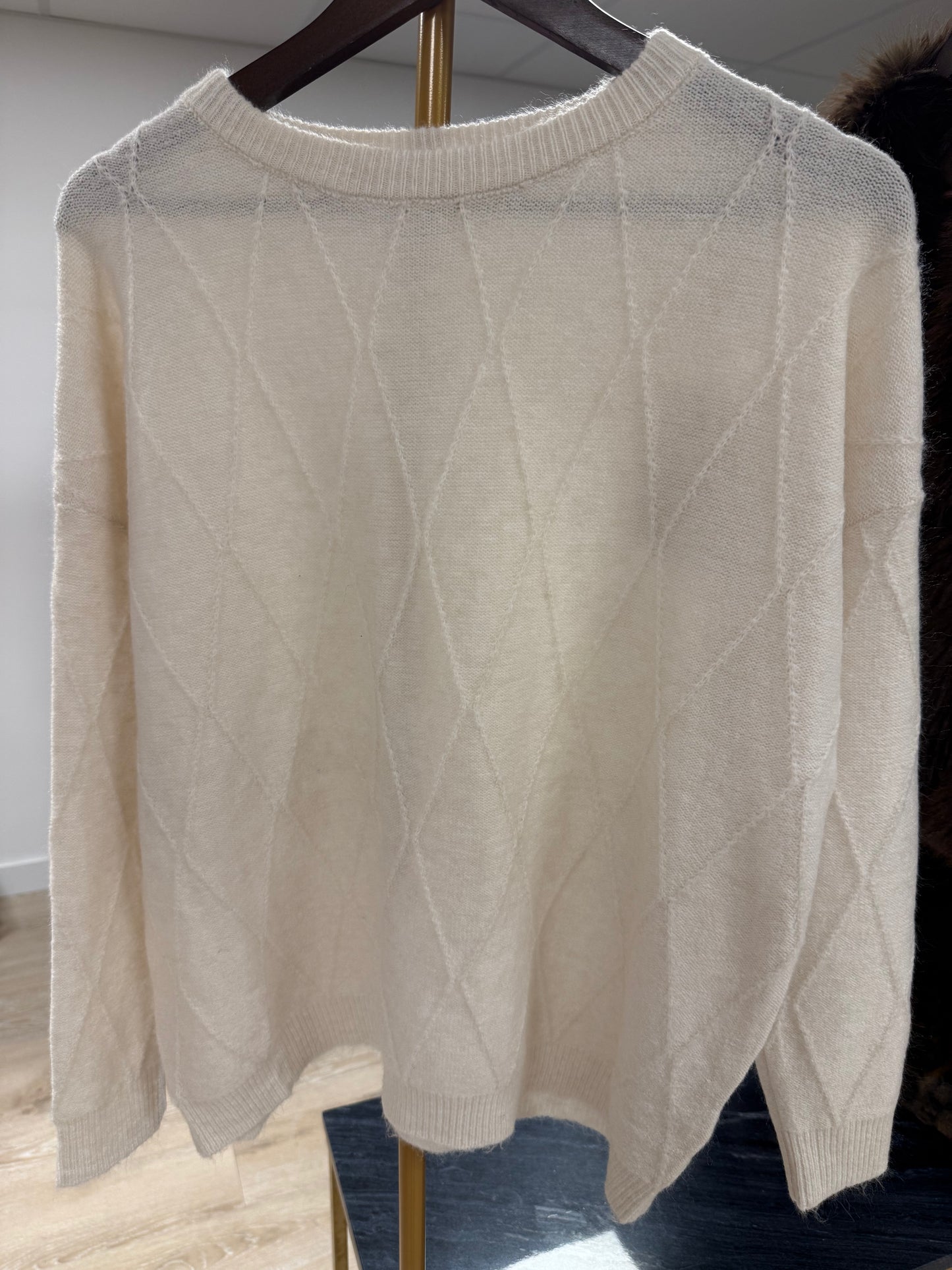 Pull Joann chocolat TU