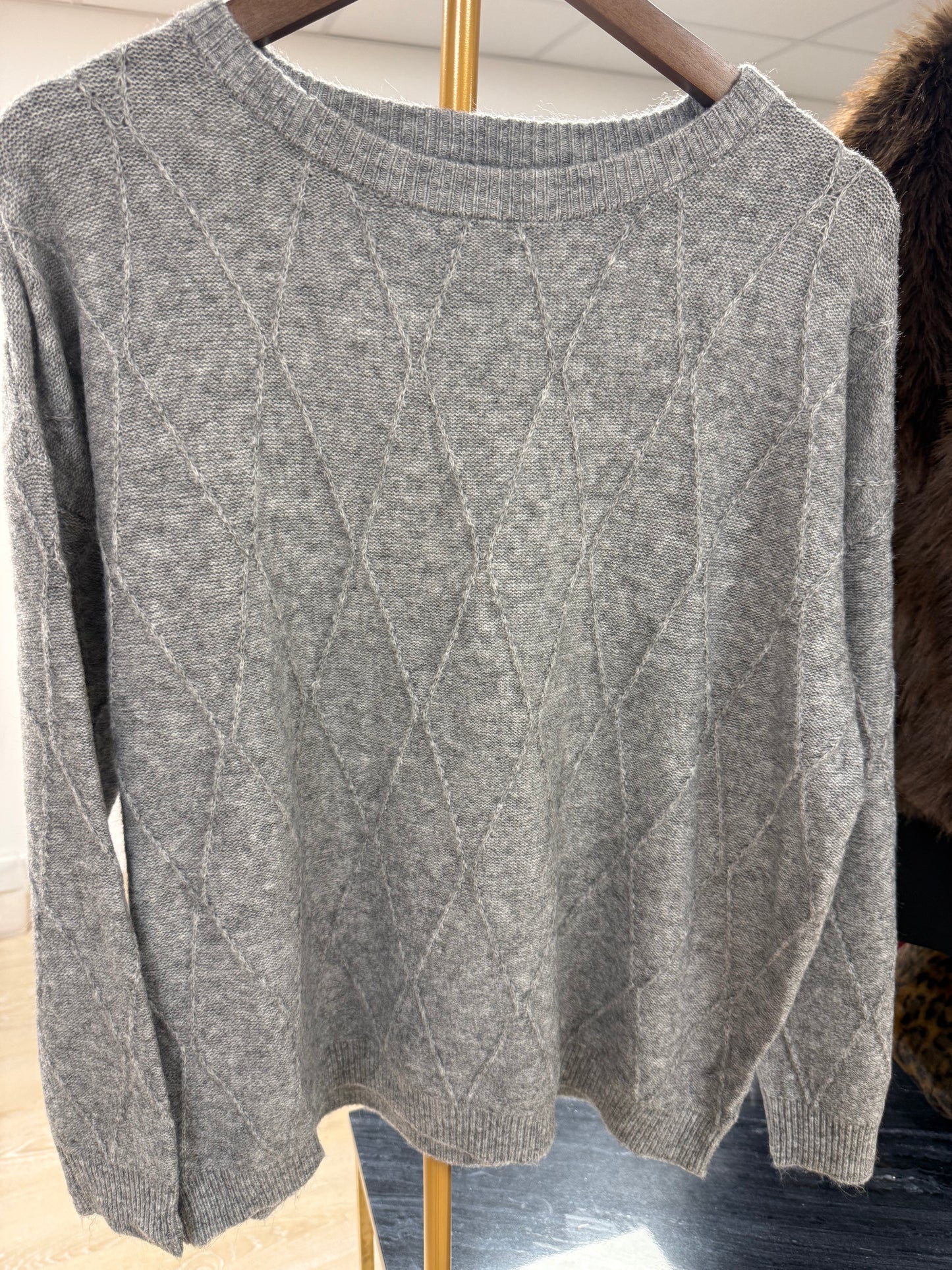 Pull Joann gris clair TU