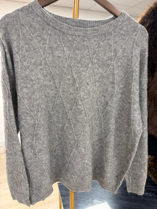 Pull Joann gris clair TU