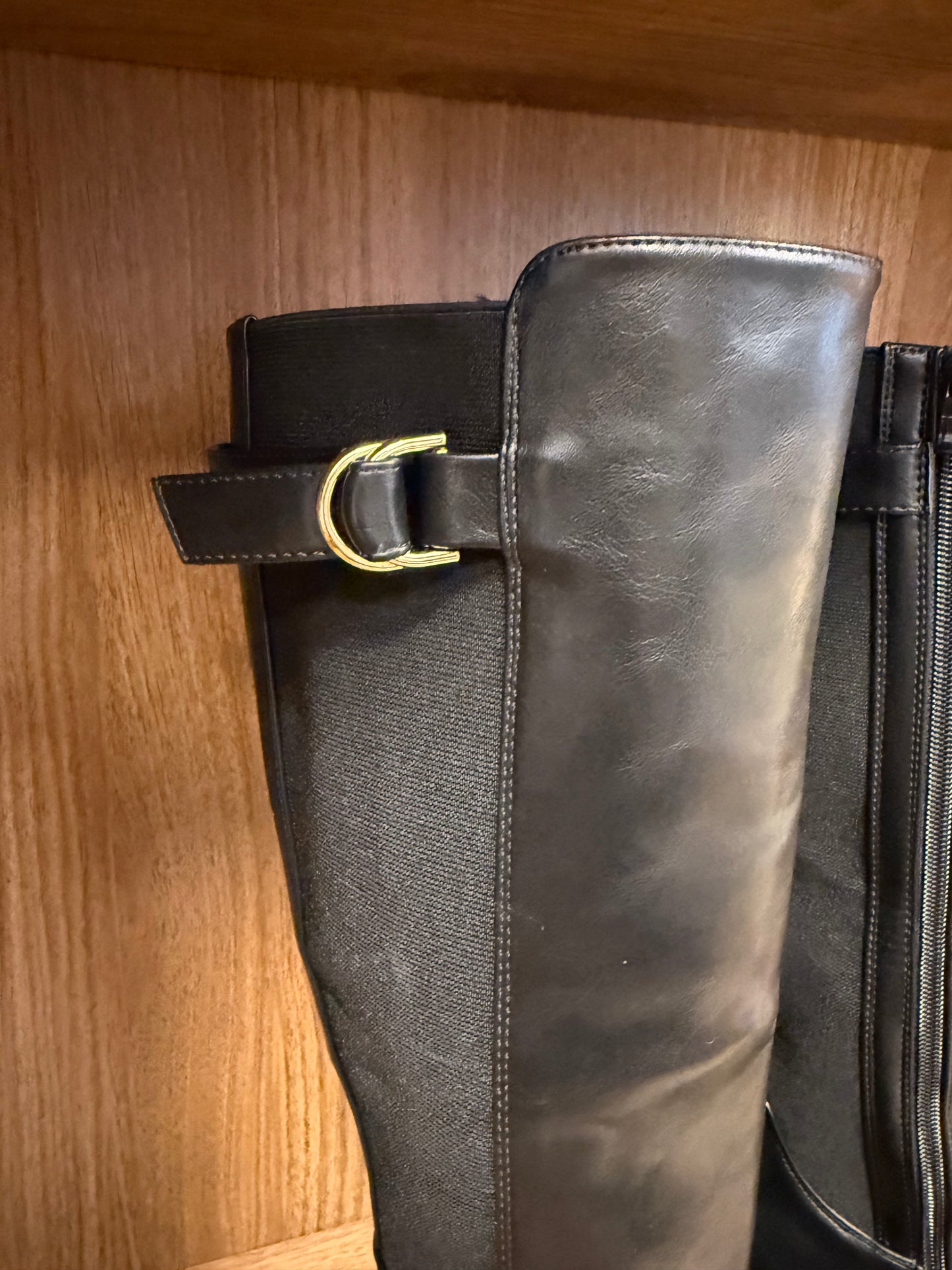 Bottes cavalières noire