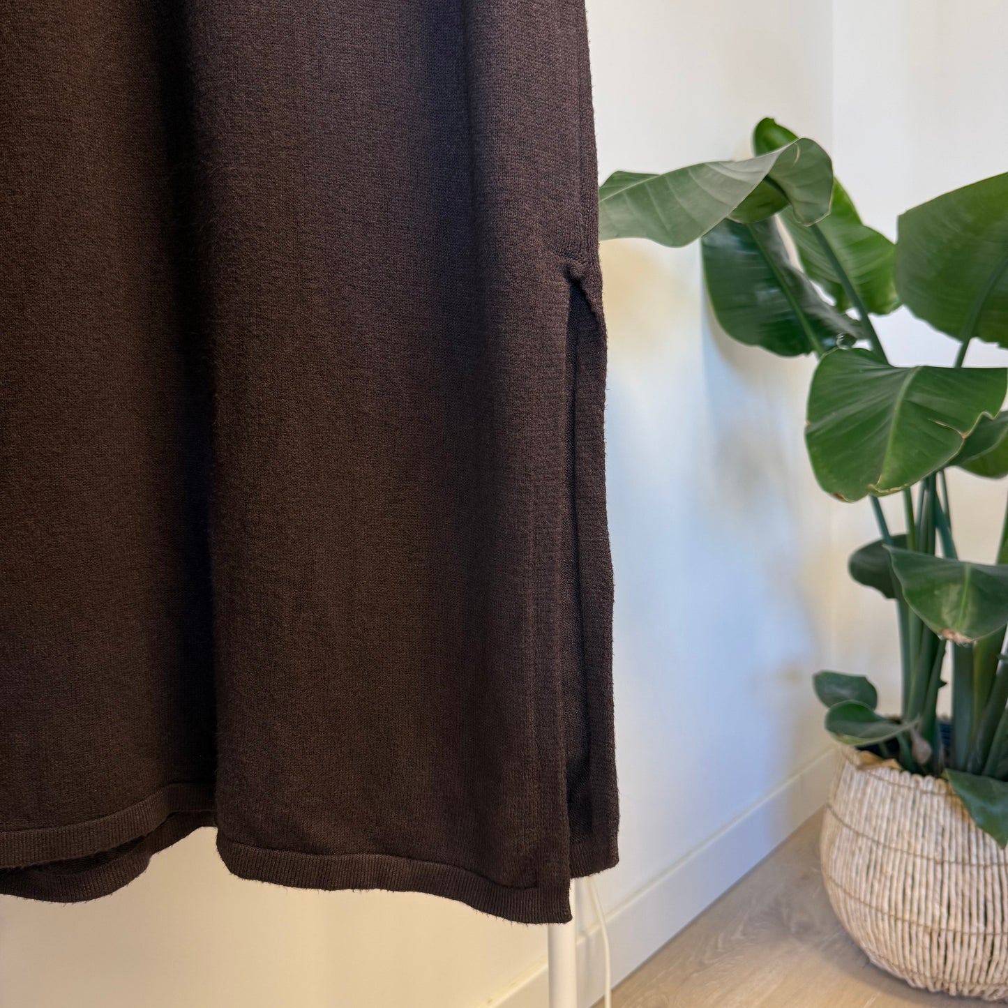 Ensemble Gina Jupe et Pull chocolat TU