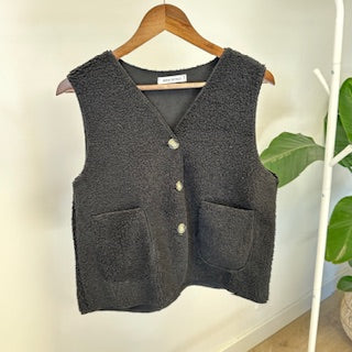 Gilet sans manche Clara noir TU