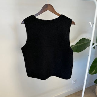 Gilet sans manche Clara noir TU