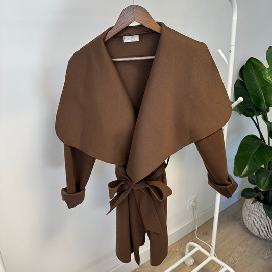 Manteau Nina chocolat TU
